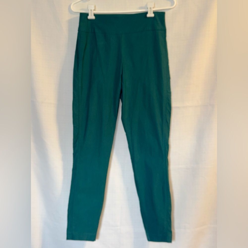 New York & Company Teal Green Stretchy Skinny Pants M Medium